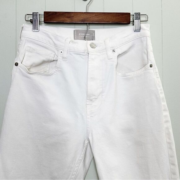 Everlane High Rise Straight Jean White Size 28 - Picture 6 of 12
